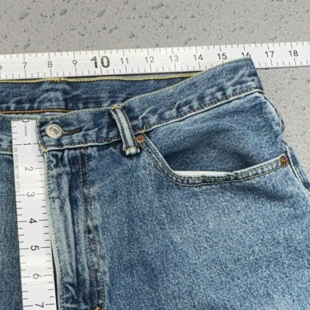 Levi's 560 Jeans Mens 33x30 Blue Comfort Fit Loose Tapered Leg Baggy Denim